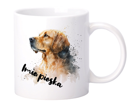 Obrazek Labrador + Imię, 330 ml